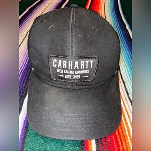 Carhartt Black Mesh Trucker Hat Snapback